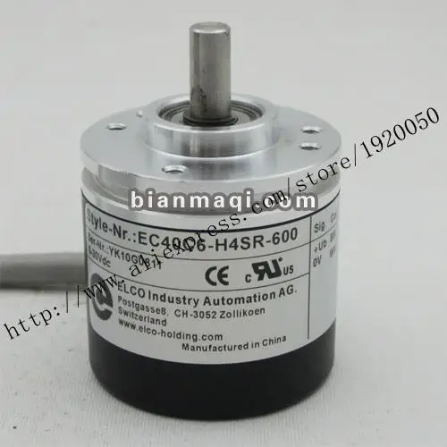 Supply of EC40C6-H4SR-600 Elco ELCO rotary encoder 600 lines outside diameter of 40mm
Supply of EC40C6-H4SR-600 Elco ELCO rotary encoder 600 lines outside diameter of 40mm