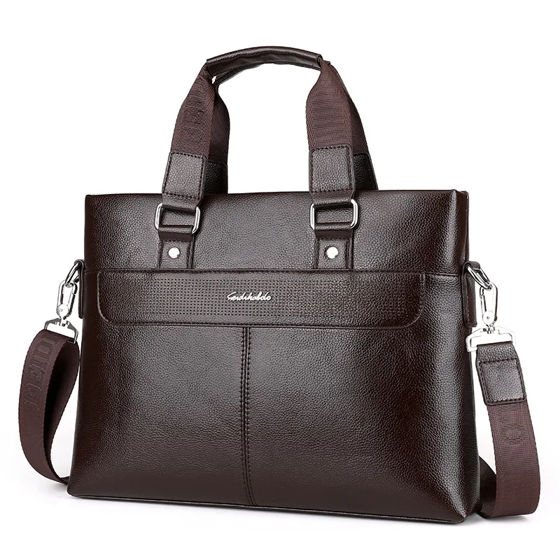 Men Casual Briefcase Business Shoulder Leather Messenger Computer Laptop handbag Men's Handbag Solid Color Men's Bag Cross Secti
Men Casual Briefcase Business Shoulder Leather Messenger Computer Laptop handbag Men's Handbag Solid Color Men's Bag Cross Secti