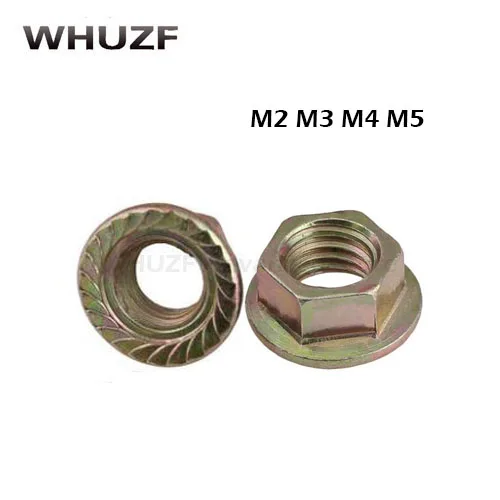 50PCS M2 M3 M4 M5 M6 Color Zinc Hexagonal Flange Nut / Flower Nut / Anti-skid Anti-loose
50PCS M2 M3 M4 M5 M6 Color Zinc Hexagonal Flange Nut / Flower Nut / Anti-skid Anti-loose