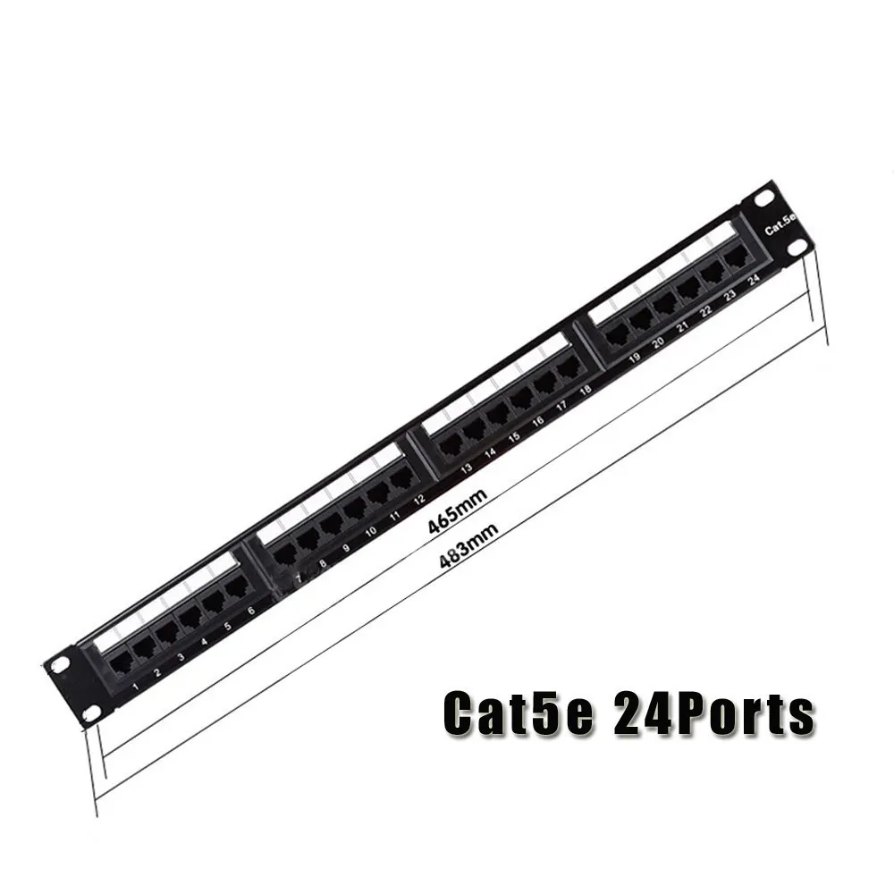 Cat5e UTP 24 порта RJ45 сетевой кабель Патч-панель 1U 19 дюймов Позолоченные с Keystone гнезда стойки патч-панель
Cat5e UTP 24 порта RJ45 сетевой кабель Патч-панель 1U 19 дюймов Позолоченные с Keystone гнезда стойки патч-панель