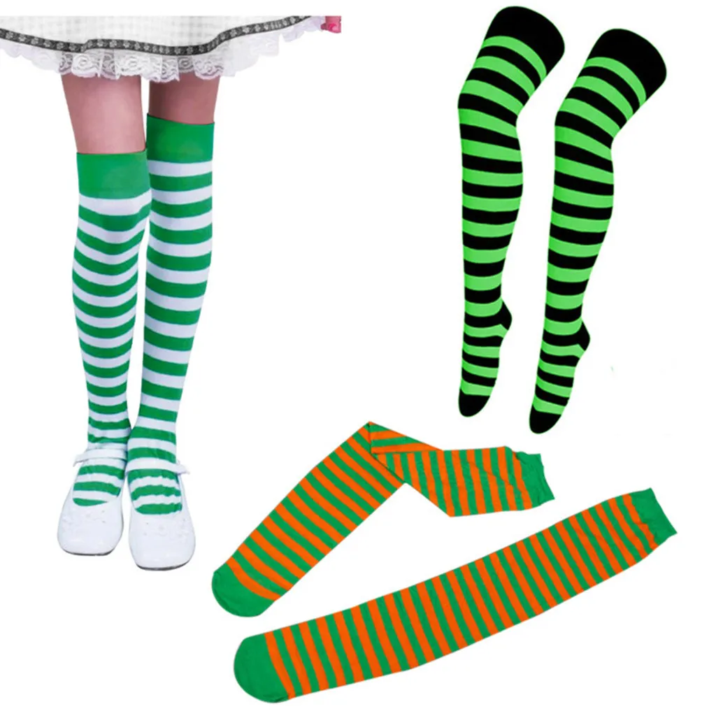 Wholesale St. Patrick's Day Green Adult Knee Long Sock Stripe Sexy Harajuku Socks Women #25
Wholesale St. Patrick's Day Green Adult Knee Long Sock Stripe Sexy Harajuku Socks Women #25