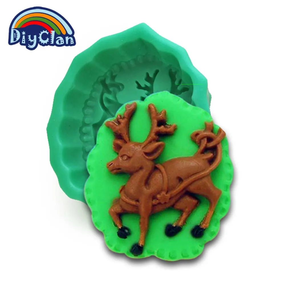 Christmas Reindeer Chocolate Silicone Mold For Cake Christmas Dacoration Soap Mold Oil Soap Candle Form S0156SD
Christmas Reindeer Chocolate Silicone Mold For Cake Christmas Dacoration Soap Mold Oil Soap Candle Form S0156SD
