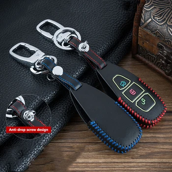 New 3 Button Hand sewing luminous leather Car Key Case Cover For Ford Focus 3 MK3 Mondeo Fiesta Kuga Escape Ecosport 2013 Smart
New 3 Button Hand sewing luminous leather Car Key Case Cover For Ford Focus 3 MK3 Mondeo Fiesta Kuga Escape Ecosport 2013 Smart