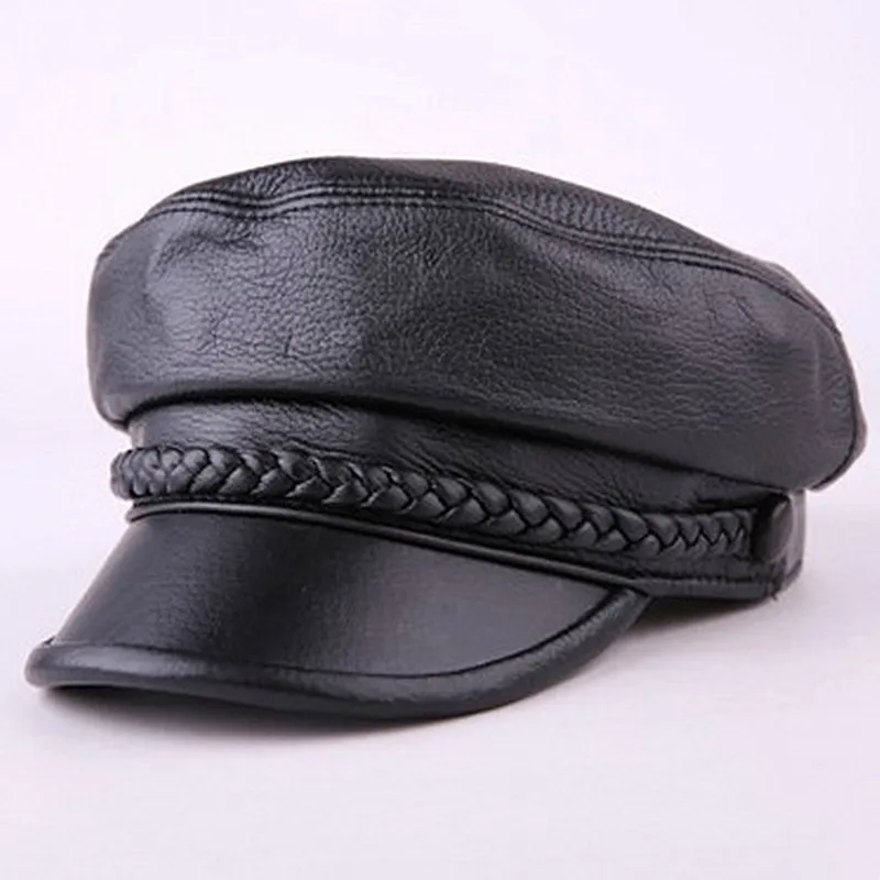 Adult Women Autumn Winter Sheepskin Warm Military Hats Youth Female Fashion Flat Top Hat 2019 New Style Tide Leisure Leather Cap
Adult Women Autumn Winter Sheepskin Warm Military Hats Youth Female Fashion Flat Top Hat 2019 New Style Tide Leisure Leather Cap