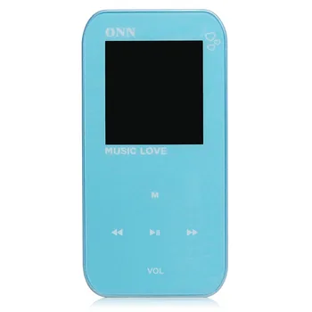 

10035TW/8 Mini Fashion Portable ONN Q2 Ultra-Slim Sporting 1.5" TFT Screen MP3 Player with FM Radio Recording 4GB