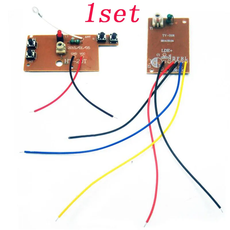 1set 4CH 27MHZ/49MHZ Radio System Remote Controller Kit Transmitter Board Receiver Plate for RC Model Cars DIY Toys Children
1set 4CH 27MHZ/49MHZ Radio System Remote Controller Kit Transmitter Board Receiver Plate for RC Model Cars DIY Toys Children