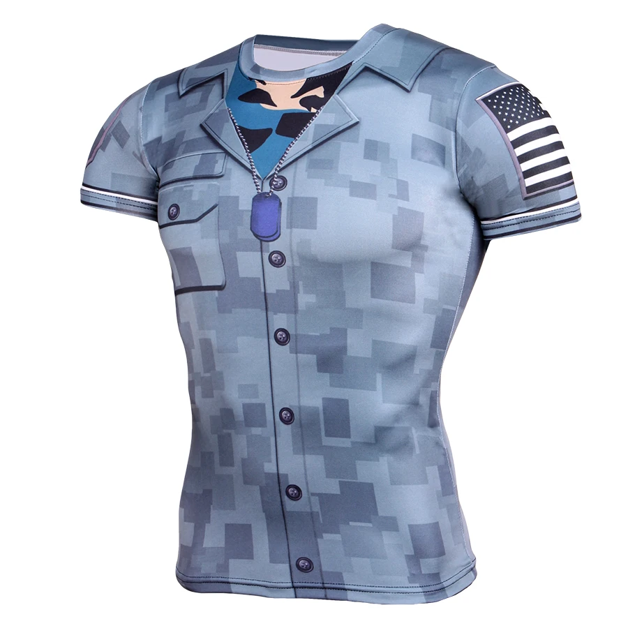 2017 New Hot Sale 3D T Shirt Men Fake Two Pieces Suit Print Short Sleeve Compression Shirt Skin Tight Casual Funny T Shirts Tops
2017 New Hot Sale 3D T Shirt Men Fake Two Pieces Suit Print Short Sleeve Compression Shirt Skin Tight Casual Funny T Shirts Tops
