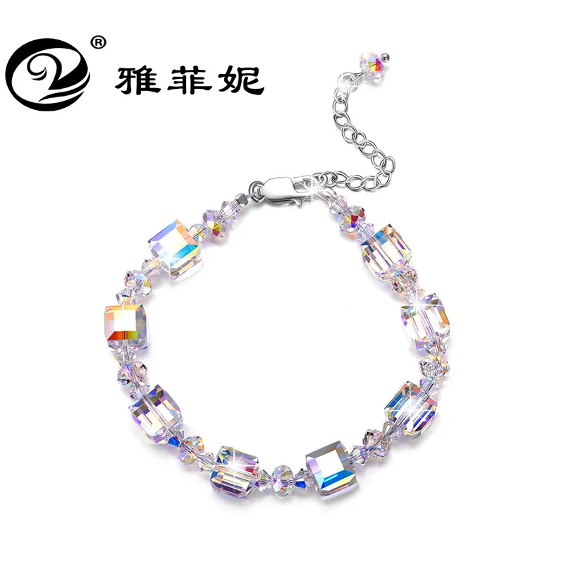 Shi element crystal 925 sterling silver bracelet hand string of cross-border deserve to act the role of new products
Shi element crystal 925 sterling silver bracelet hand string of cross-border deserve to act the role of new products