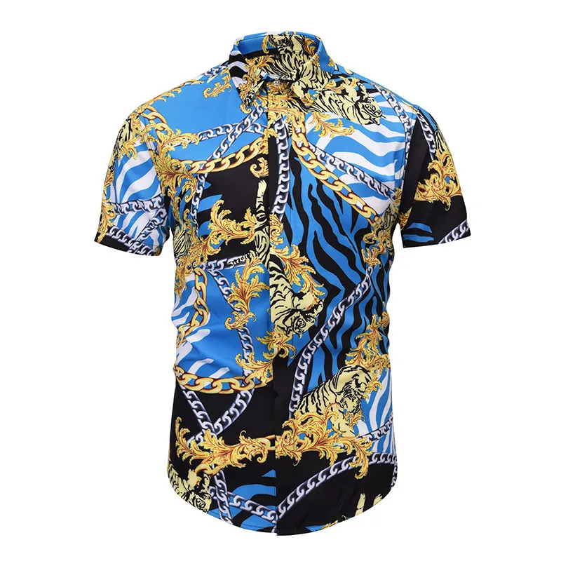 True reveler summer design short sleeve men shirts animal element bengal tiger shirts fashion party club man tops
True reveler summer design short sleeve men shirts animal element bengal tiger shirts fashion party club man tops