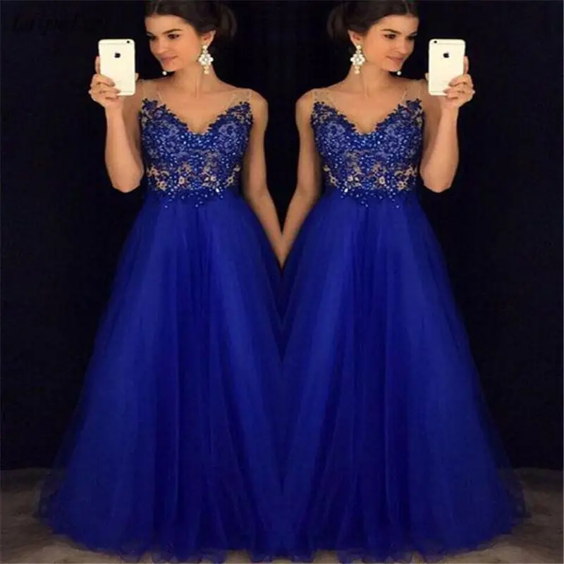 New Arrival Evening Party Dresses 2018 Fashion Summer Lace Women Formal Long Dress Mesh Sleeveless V Neck Sequin Dress Vestido
New Arrival Evening Party Dresses 2018 Fashion Summer Lace Women Formal Long Dress Mesh Sleeveless V Neck Sequin Dress Vestido