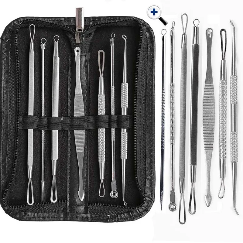 7 Pcs BlackHead Acne Spot Zit Whitehead Facial Pimple Blemish Comedone Extractor Tool/ Removal Set Kit
7 Pcs BlackHead Acne Spot Zit Whitehead Facial Pimple Blemish Comedone Extractor Tool/ Removal Set Kit