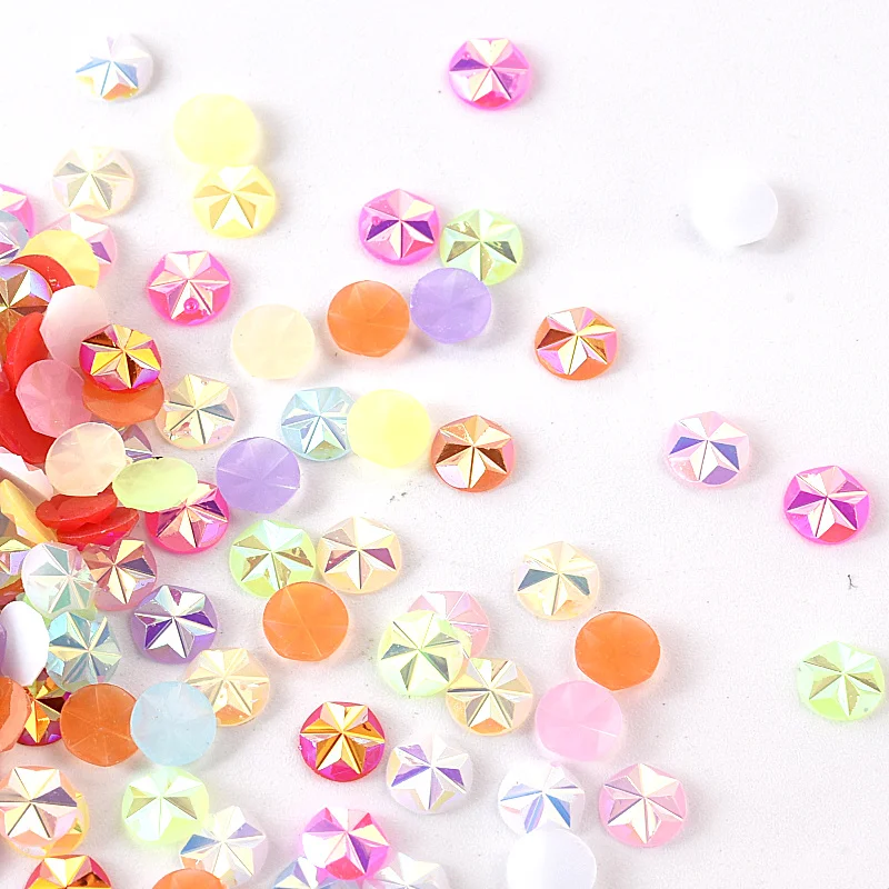 5mm Non Hot Fix Rhinestone Colorful Resin Stone Ice Flower Shape Non Hotfix Rhinestones for Nail Art Decoration F0063
5mm Non Hot Fix Rhinestone Colorful Resin Stone Ice Flower Shape Non Hotfix Rhinestones for Nail Art Decoration F0063