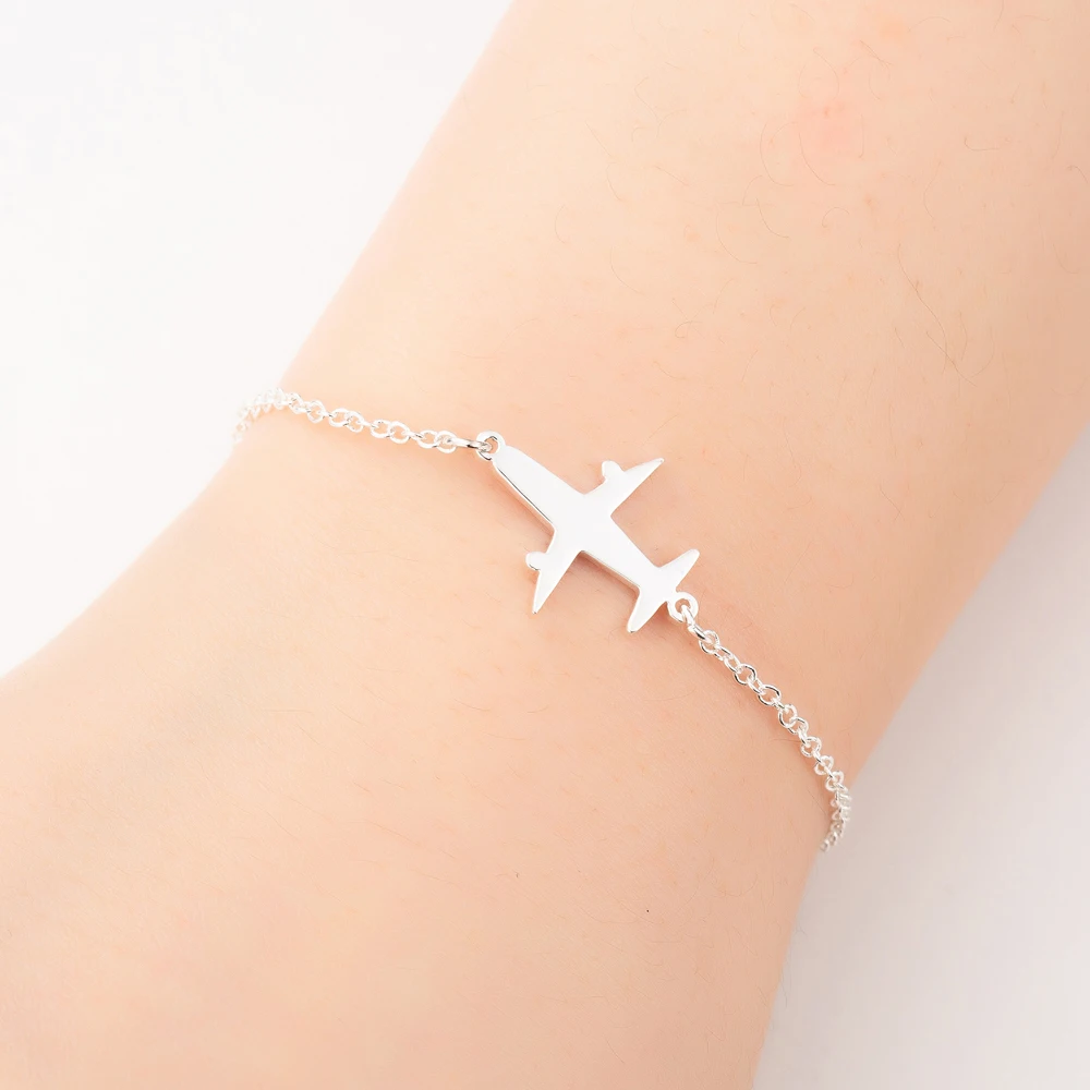 Oly2u Stainless Steel Silver Color Plane Bracelets for Women Girls Lovely Airplane Jewelry Children Birthday Gift
Oly2u Stainless Steel Silver Color Plane Bracelets for Women Girls Lovely Airplane Jewelry Children Birthday Gift