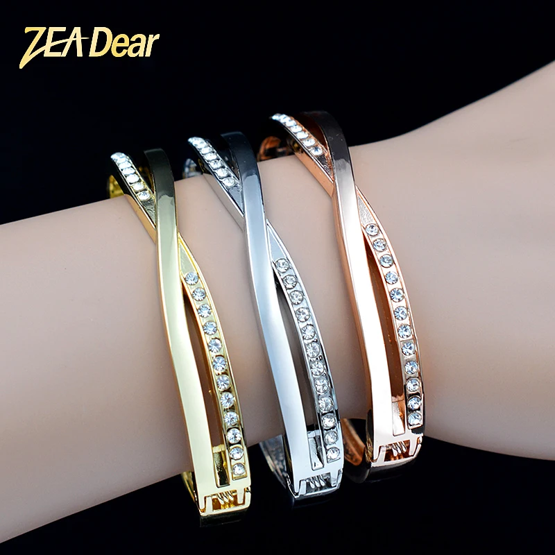 ZEA Dear Jewelry Romantic Jewelry Round Bangle Sets For Women Cross Bracelet For Party Engagement Dubai Fashion Jewelry Findings
ZEA Dear Jewelry Romantic Jewelry Round Bangle Sets For Women Cross Bracelet For Party Engagement Dubai Fashion Jewelry Findings