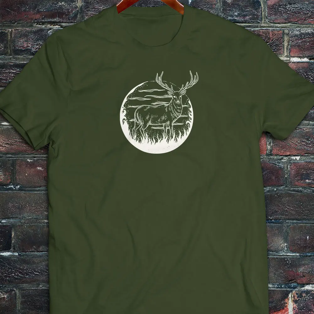 2019 Fashion Summer WILD DEER ANTLERS ANIMALS HUNTER NATURE WILDLIFE Mens Military Green T-Shirt Tee shirt
2019 Fashion Summer WILD DEER ANTLERS ANIMALS HUNTER NATURE WILDLIFE Mens Military Green T-Shirt Tee shirt