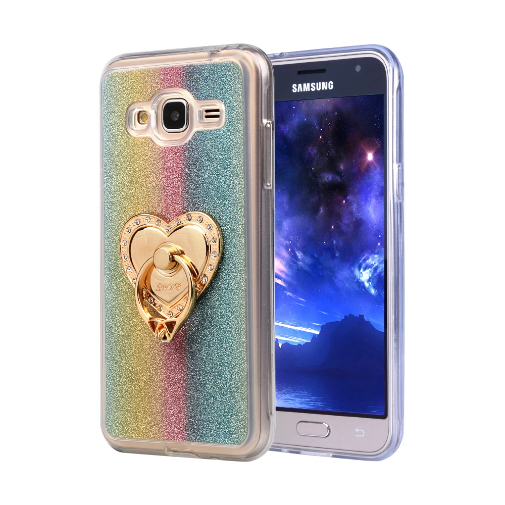 Luxury Glitter font b Cases b font For font b Samsung b font Galaxy J1 2016