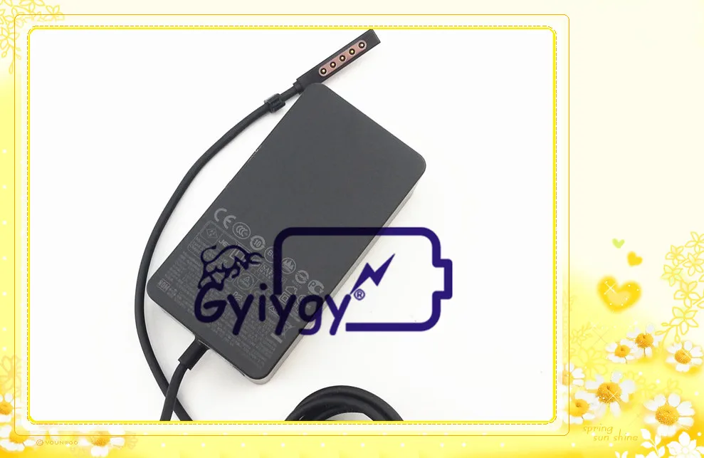 12V/3.6A 43W US Plug Magnetic Charger Adapter Power Supply for Microsoft Surface Pro 2,Surface Pro,Surface RT,Surface 2 1536
12V/3.6A 43W US Plug Magnetic Charger Adapter Power Supply for Microsoft Surface Pro 2,Surface Pro,Surface RT,Surface 2 1536