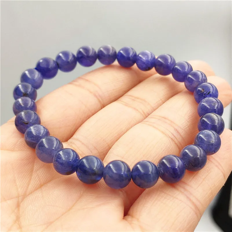 7mm Genuine Natural Tanzanite Tanzania Bracelet For Women Men Gemstone Blue Round Beads Stretch Jewelry Crystal Fashion Bracelet
7mm Genuine Natural Tanzanite Tanzania Bracelet For Women Men Gemstone Blue Round Beads Stretch Jewelry Crystal Fashion Bracelet