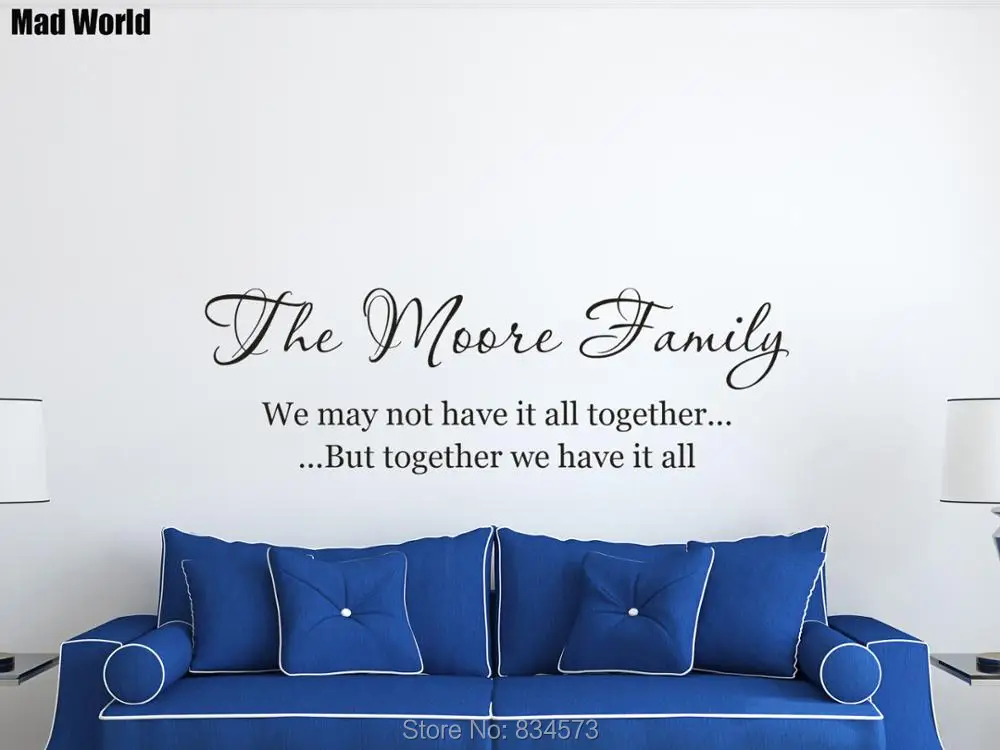 Moore Personalised Home Family Name 2 56 174w 47 146w 37 115w 1