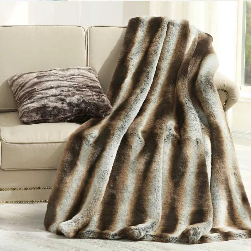 American style fur bedside blanket,150*200cm coffee striped comforter, sofa cover, pet blankets ,artificial fur blanket
American style fur bedside blanket,150*200cm coffee striped comforter, sofa cover, pet blankets ,artificial fur blanket