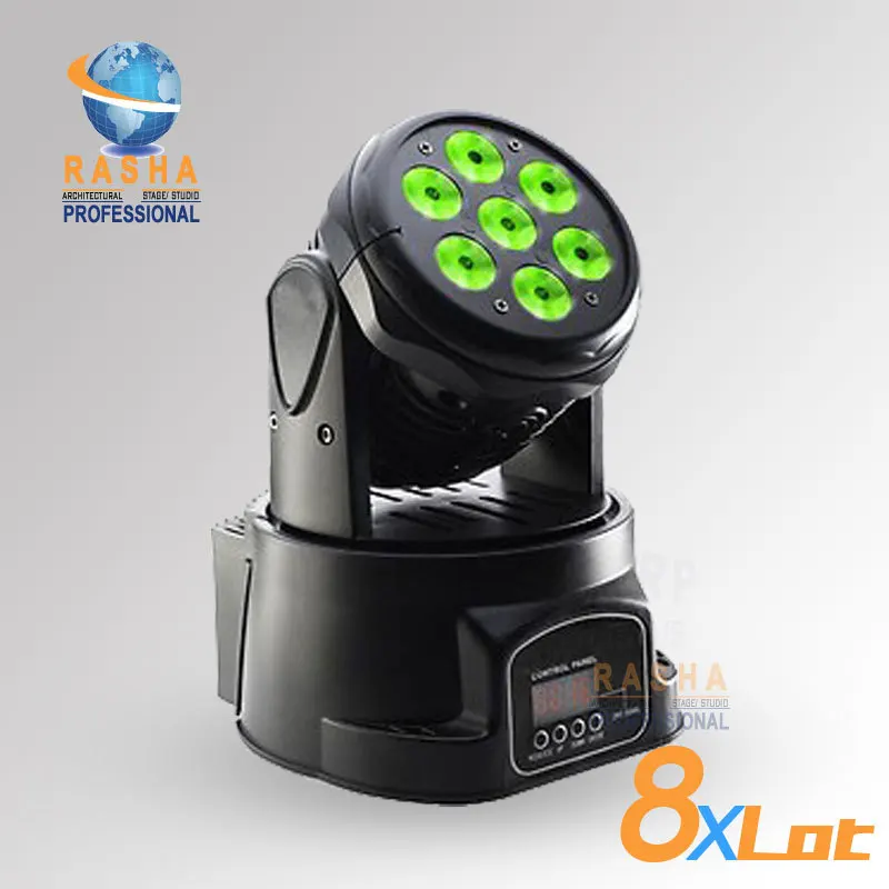 8X LOT HOT SALE 7*12W 4 IN1 RGBW MINI LED Moving Head Light,Wash Light With 8in1 Road Case,LED Mini Wash For Event Productions
8X LOT HOT SALE 7*12W 4 IN1 RGBW MINI LED Moving Head Light,Wash Light With 8in1 Road Case,LED Mini Wash For Event Productions