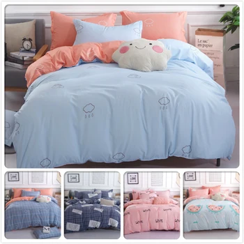 Pure Color Pink Blue Boy Girl Kids Bedclothes 3/4 pcs Bedding set Single Double Queen King Size Bed Linen Flat Sheet Duvet Cover
Pure Color Pink Blue Boy Girl Kids Bedclothes 3/4 pcs Bedding set Single Double Queen King Size Bed Linen Flat Sheet Duvet Cover