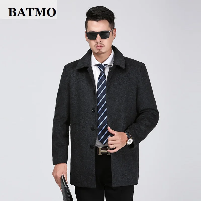 BATMO/2019 Новое поступление зимний высококачественный шерстяной Повседневный Тренч