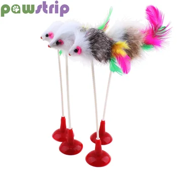 pawstrip 1pc 20cm Height False Mouse Cat Toy Interactive Sucker Bottom Feather Toys For Cats Kitten Scratcher Toys Play Training
pawstrip 1pc 20cm Height False Mouse Cat Toy Interactive Sucker Bottom Feather Toys For Cats Kitten Scratcher Toys Play Training