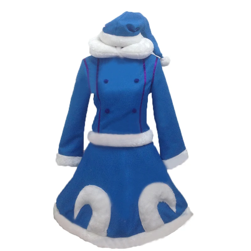 LOL Lulu Christmas Dress Cosplay Costume Custom-Made Velvet Dress with Hat and gloves
LOL Lulu Christmas Dress Cosplay Costume Custom-Made Velvet Dress with Hat and gloves