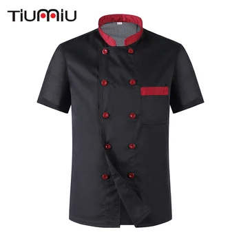 Hot Women Men Short Sleeve Breathable Mesh Patchwork Chef Cookwear Jacket Bakery Cuisine Workwear Top Kitchen Work Uniform M-3XL
Hot Women Men Short Sleeve Breathable Mesh Patchwork Chef Cookwear Jacket Bakery Cuisine Workwear Top Kitchen Work Uniform M-3XL