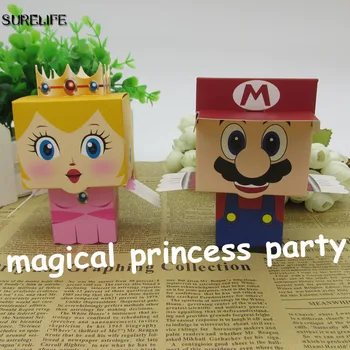50/100pcs Birthday Party package Super Marie Bros princess wedding favors Mario candy box for wedding gifts
50/100pcs Birthday Party package Super Marie Bros princess wedding favors Mario candy box for wedding gifts