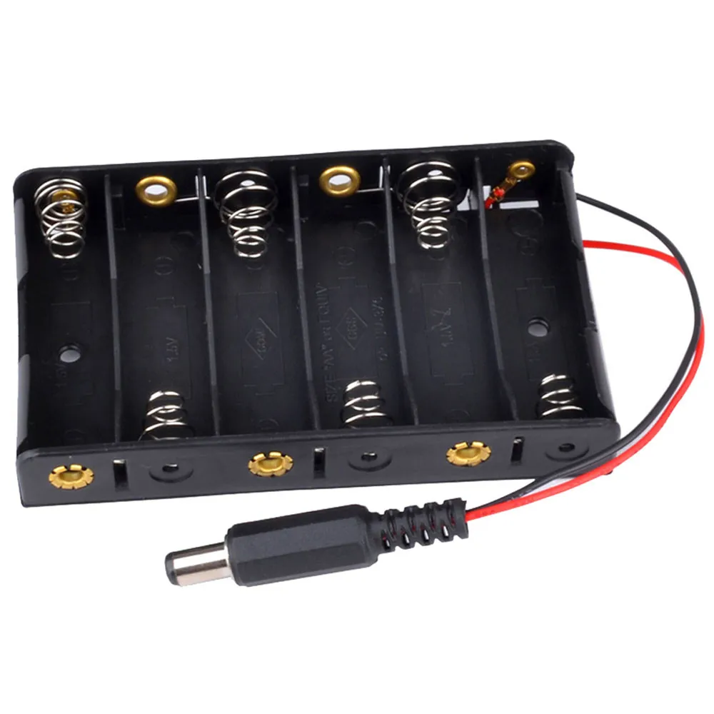 CARPRIE 2018 New Arrival 6 x AA ABS Plastic Battery Storage Case Holder With DC2.1 Power Jack For Arduino Drop Ship#30
CARPRIE 2018 New Arrival 6 x AA ABS Plastic Battery Storage Case Holder With DC2.1 Power Jack For Arduino Drop Ship#30