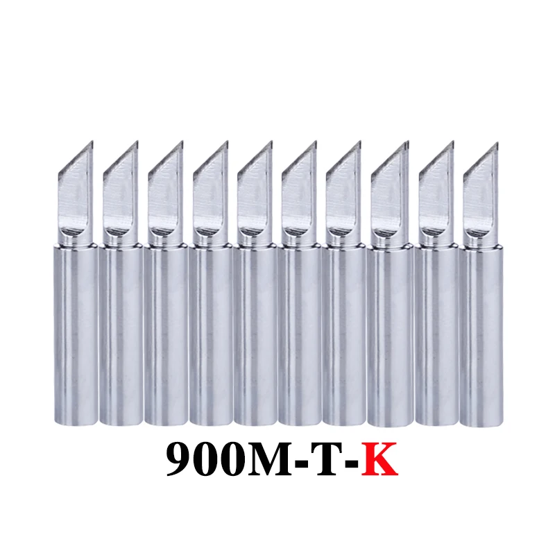 10pcs/set Lead-free Soldering Iron Tip 900M-T-K Solder Iron Head Tips for Hakko 936 Solder Rework Repair Tools
10pcs/set Lead-free Soldering Iron Tip 900M-T-K Solder Iron Head Tips for Hakko 936 Solder Rework Repair Tools