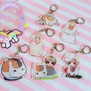 1pcs Anime Keychain Natsume Yuujinchou Natsume Takashi Shuichi Tanuma Nyanko Sensei Cat Keychain Keyring Portachiavi
1pcs Anime Keychain Natsume Yuujinchou Natsume Takashi Shuichi Tanuma Nyanko Sensei Cat Keychain Keyring Portachiavi
