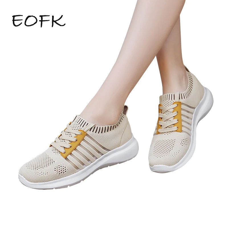 EOFK Women Sneakers Summer 2019 Casual Flat Shoes Women's Shoes Breathable New Comfortable Flat Ladies Shoes Lace Up Sneakers
EOFK Women Sneakers Summer 2019 Casual Flat Shoes Women's Shoes Breathable New Comfortable Flat Ladies Shoes Lace Up Sneakers