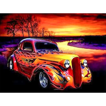 Craft 5D resin mosaic diamond painting whole picture drill Diamond needlework embroidery "Old-Style Car & Sunset" KBL
Craft 5D resin mosaic diamond painting whole picture drill Diamond needlework embroidery "Old-Style Car & Sunset" KBL