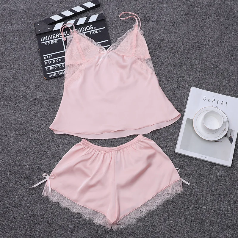 Womens Pajamas Lace Women Pajamas Set Clothing for Women Homewear Indoor Clothing Lady lovely Cute pajamas for women's Sleepwear
Womens Pajamas Lace Women Pajamas Set Clothing for Women Homewear Indoor Clothing Lady lovely Cute pajamas for women's Sleepwear