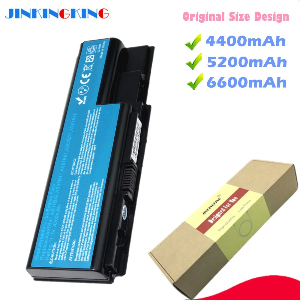Laptop Battery For ACER Aspire 5220 5520 5230 5235 5300 5310 5315 5330 5520G 5530 5530G 5530G Series AS07B31 AS07B32 batteia
Laptop Battery For ACER Aspire 5220 5520 5230 5235 5300 5310 5315 5330 5520G 5530 5530G 5530G Series AS07B31 AS07B32 batteia