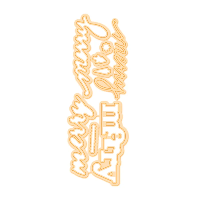 Naifumodo Merry Christmas Word Metal Dies Cutting Scrapbooking Squiggly Letter For DIY Card Making Album Crafts Die Cut New 2019
Naifumodo Merry Christmas Word Metal Dies Cutting Scrapbooking Squiggly Letter For DIY Card Making Album Crafts Die Cut New 2019