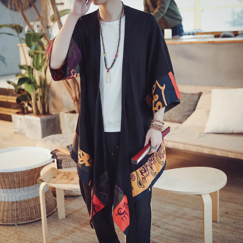 Chinese Style Cotton Linen Cardigan Men Traditional Kongfu Coat Mens Plus Size Long Jacket 2019 Summer Windbreaker 5XL
Chinese Style Cotton Linen Cardigan Men Traditional Kongfu Coat Mens Plus Size Long Jacket 2019 Summer Windbreaker 5XL