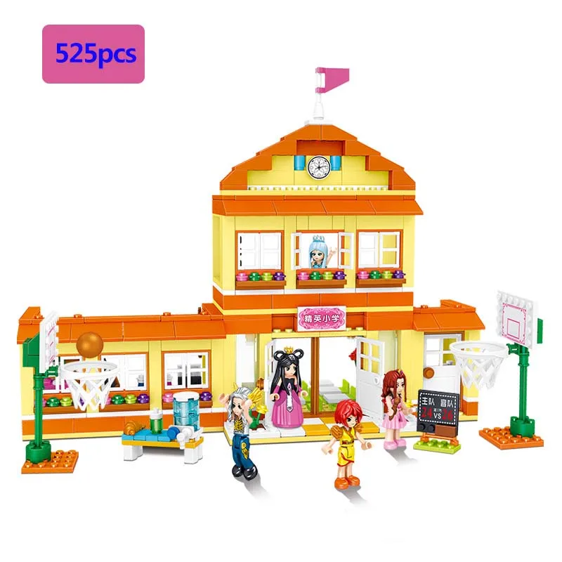 New Girl Princess series Primary school basketball game Building Blocks For Children gifts compatible legoings friends
New Girl Princess series Primary school basketball game Building Blocks For Children gifts compatible legoings friends