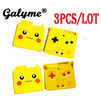3pcs/lot New Fit GameboyGB Advance SP Plastic Full Shell Case Cover Yellow Color Limited Cartoon Versions Housing Boy Advance
3pcs/lot New Fit GameboyGB Advance SP Plastic Full Shell Case Cover Yellow Color Limited Cartoon Versions Housing Boy Advance