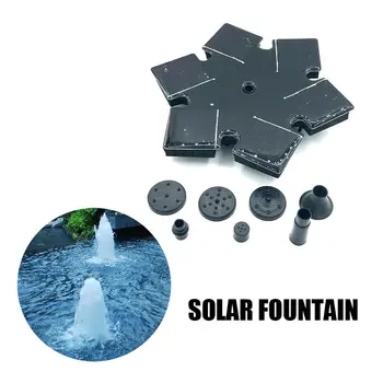 Mini Garden Solar Fountain Pond Floating Pump Bird Bath with 1.6W Mono-crystalline Solar Panel and 7 Sprayers for Garden 30E
Mini Garden Solar Fountain Pond Floating Pump Bird Bath with 1.6W Mono-crystalline Solar Panel and 7 Sprayers for Garden 30E