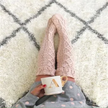 Popular Solid Winter Fall Causal Ladies Thick Fashion Womens Warm Knit Over Knee Long Boot Thigh high Cotton Leggings Stocking
Popular Solid Winter Fall Causal Ladies Thick Fashion Womens Warm Knit Over Knee Long Boot Thigh high Cotton Leggings Stocking