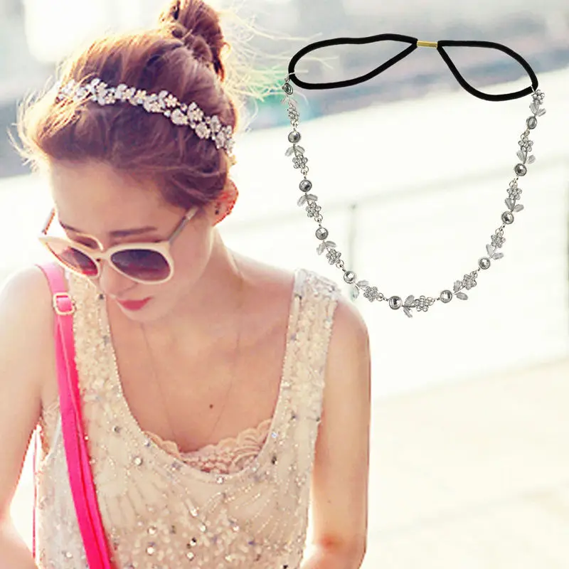 1 PCS Fashion Lady Elastic Crystal Fashion Metal Rhinestone Head Chain Jewelry Headband Headwear Hair Accessories
1 PCS Fashion Lady Elastic Crystal Fashion Metal Rhinestone Head Chain Jewelry Headband Headwear Hair Accessories