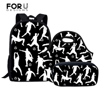 FORUDESIGNS Satchel Foot-Ball School Bags 3 Set /pcs Orthopedic School Backpacks for Children Schoolbag Boys Mochilas Escola
FORUDESIGNS Satchel Foot-Ball School Bags 3 Set /pcs Orthopedic School Backpacks for Children Schoolbag Boys Mochilas Escola