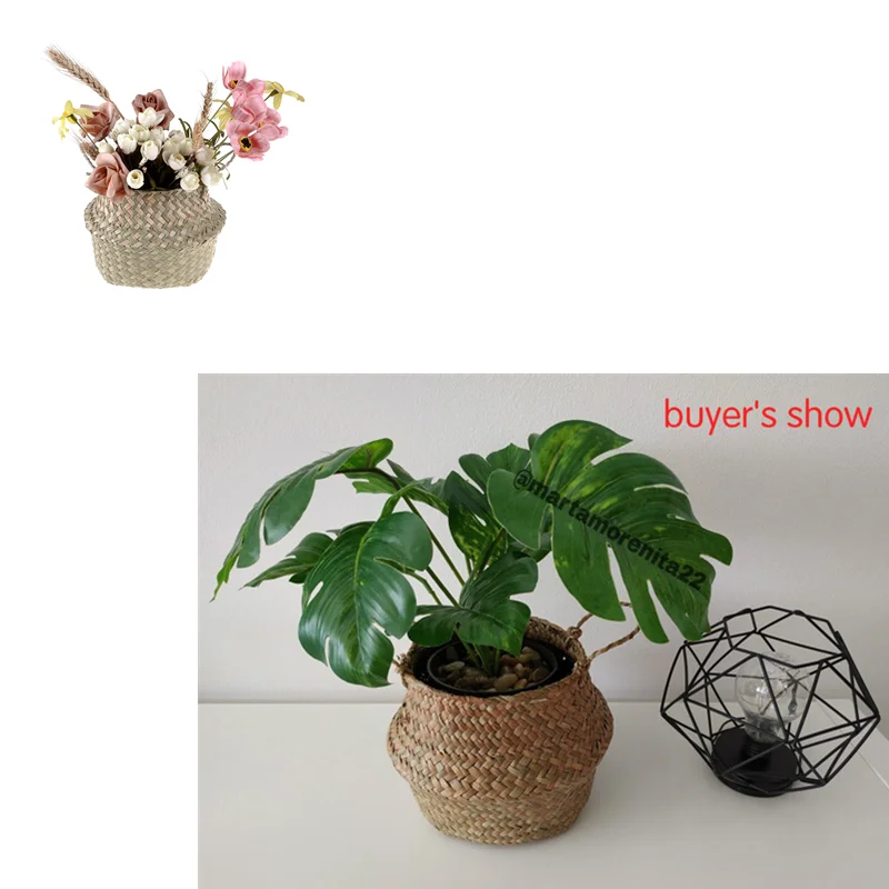 Home Garden Storage Basket Rattan Straw Basket Wicker Seagrasss Folding Laundry Flower Pot Flower Vase Hanging Basket Wedding
Home Garden Storage Basket Rattan Straw Basket Wicker Seagrasss Folding Laundry Flower Pot Flower Vase Hanging Basket Wedding