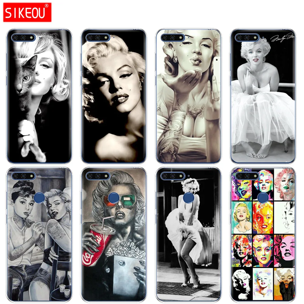 Silicone Cover Phone Case For Huawei Honor 7A PRO 7C Y5 Y6 Y7 Y9 2017 2018 Prime Marilyn Monroe With a Cat
Silicone Cover Phone Case For Huawei Honor 7A PRO 7C Y5 Y6 Y7 Y9 2017 2018 Prime Marilyn Monroe With a Cat