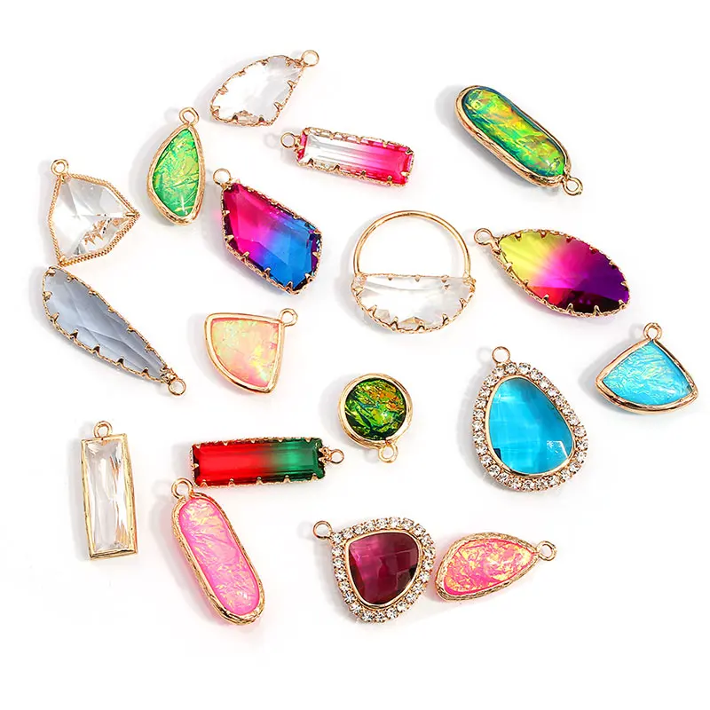 Cute Colorful Crystal Glass Pendant Charms for Jewelry Making DIY Handmade Charm Finding for Jewelry Accessories Wholesale
Cute Colorful Crystal Glass Pendant Charms for Jewelry Making DIY Handmade Charm Finding for Jewelry Accessories Wholesale