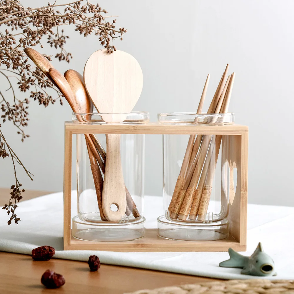 Household glass chopsticks tube simple chopsticks cage kitchen bamboo chopsticks rack storage rack wx9081645
Household glass chopsticks tube simple chopsticks cage kitchen bamboo chopsticks rack storage rack wx9081645